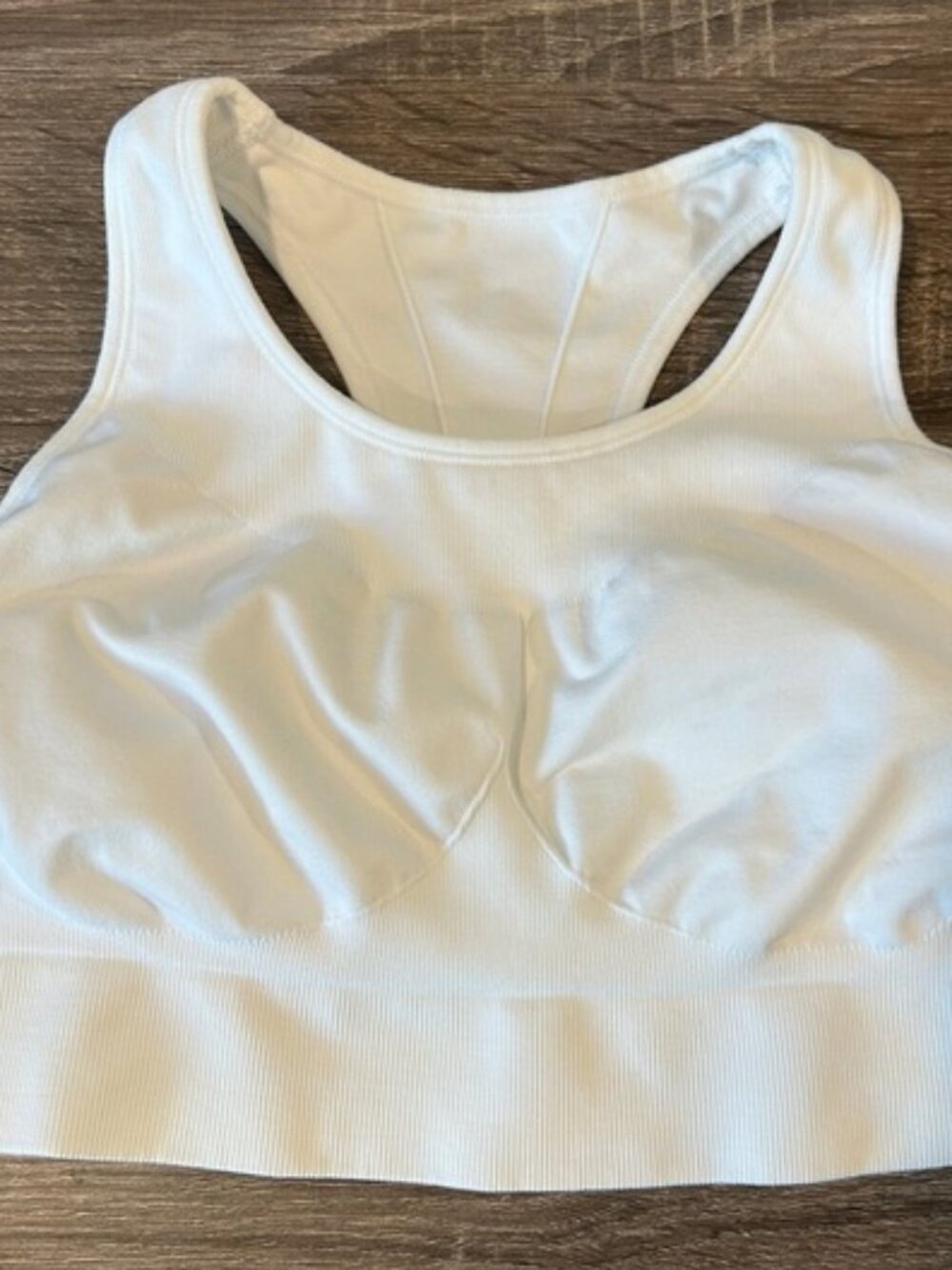 Women’s White Sports Bra